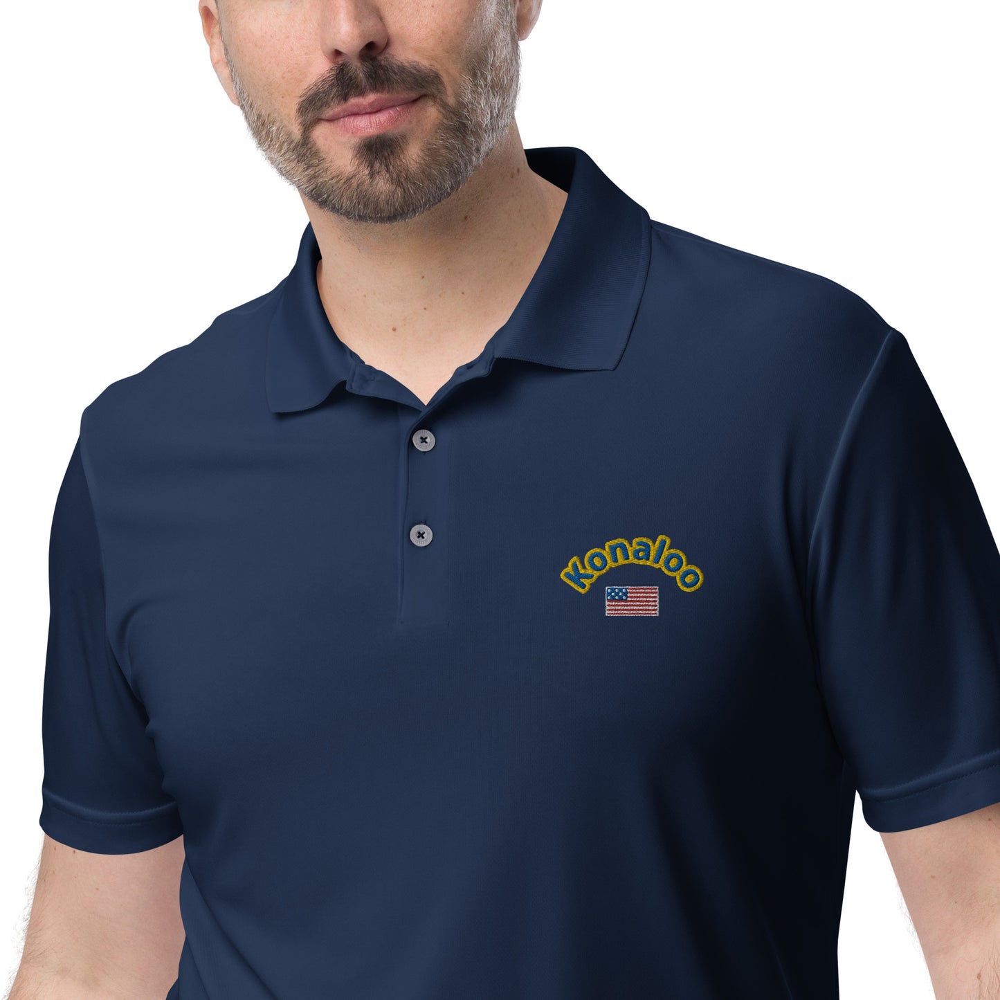 Adidas Konaloo Shirt Elevate your style with the Konaloo Brand Men's Designed Performance Polo Shirt
