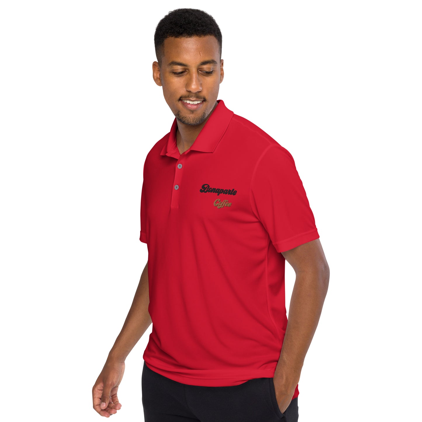 Adidas Shirt Elevate Your Style and Performance with Bonaparte Coffee Adidas Performance Polo Shirt - Perfect for Both Men and Women!