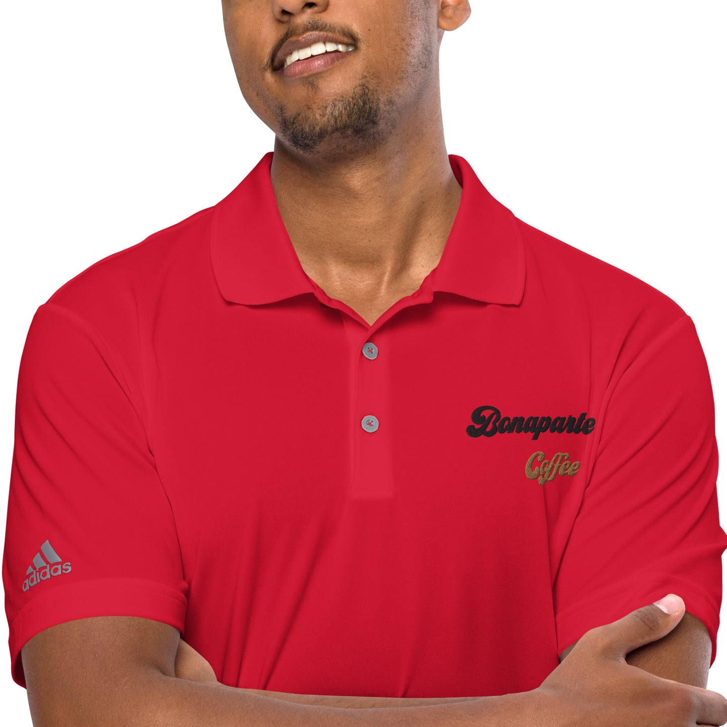 Adidas Shirt Elevate Your Style and Performance with Bonaparte Coffee Adidas Performance Polo Shirt - Perfect for Both Men and Women!