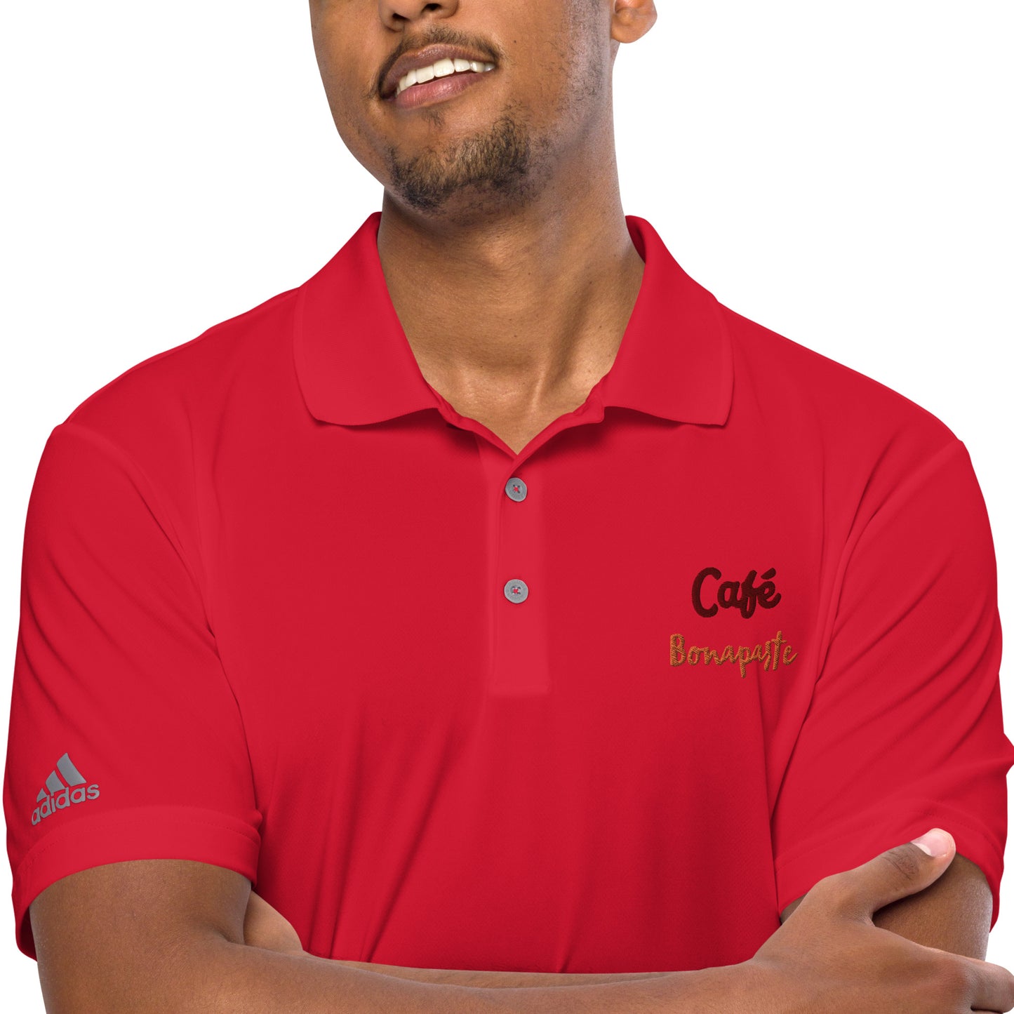 Adidas Shirt Elevate Your Style and Performance with Bonaparte Coffee Adidas Performance Polo Shirt - Perfect for Both Men and Women!