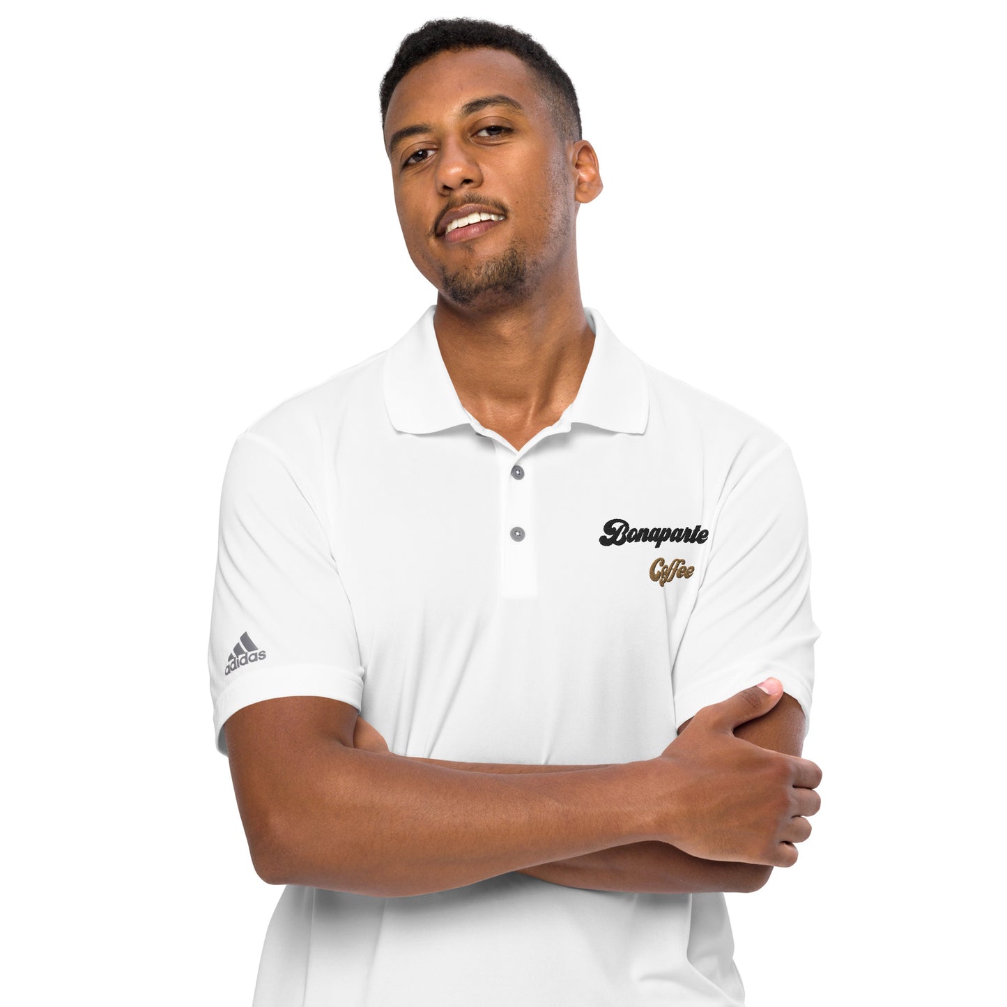 Adidas Shirt Elevate Your Style and Performance with Bonaparte Coffee Adidas Performance Polo Shirt - Perfect for Both Men and Women!