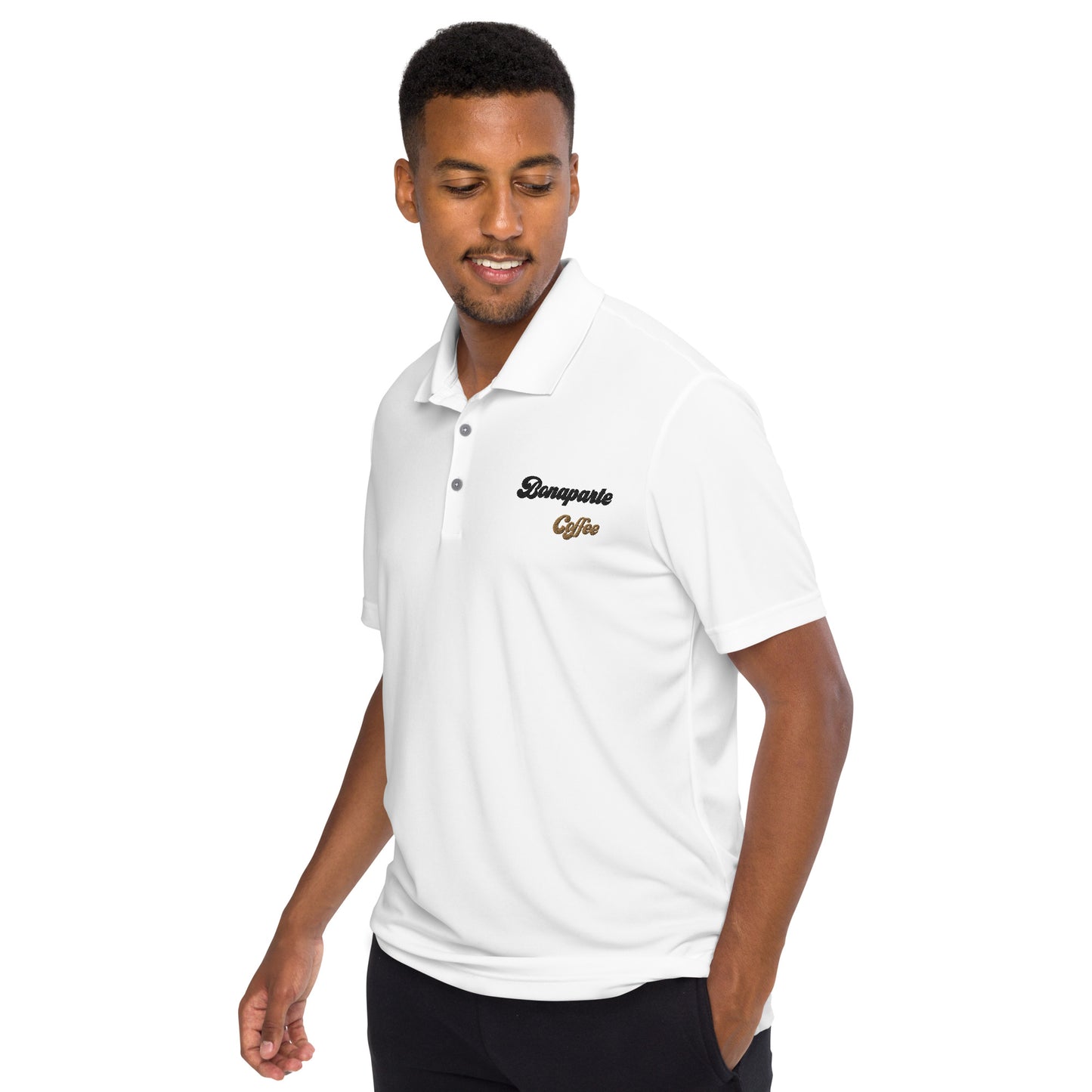 Adidas Shirt Elevate Your Style and Performance with Bonaparte Coffee Adidas Performance Polo Shirt - Perfect for Both Men and Women!