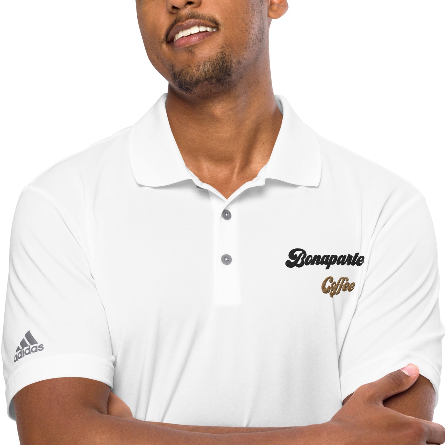Adidas Shirt Elevate Your Style and Performance with Bonaparte Coffee Adidas Performance Polo Shirt - Perfect for Both Men and Women!