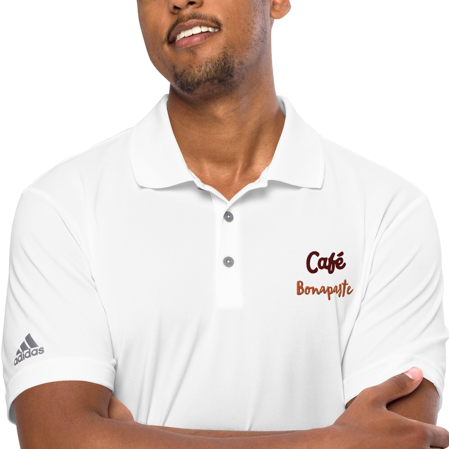 Adidas Shirt Elevate Your Style and Performance with Bonaparte Coffee Adidas Performance Polo Shirt - Perfect for Both Men and Women!