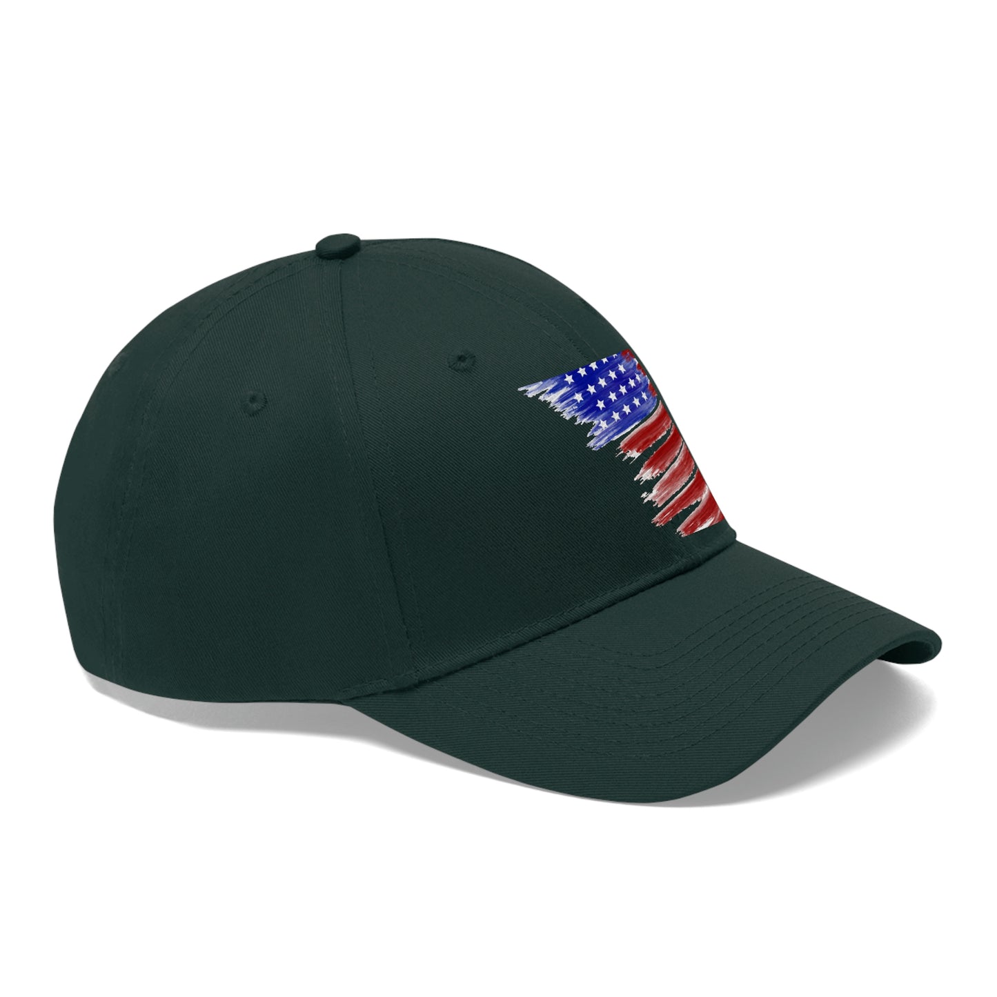 U.S Flag Women and Men Hat, $th of July Hat Unisex Twill Hat