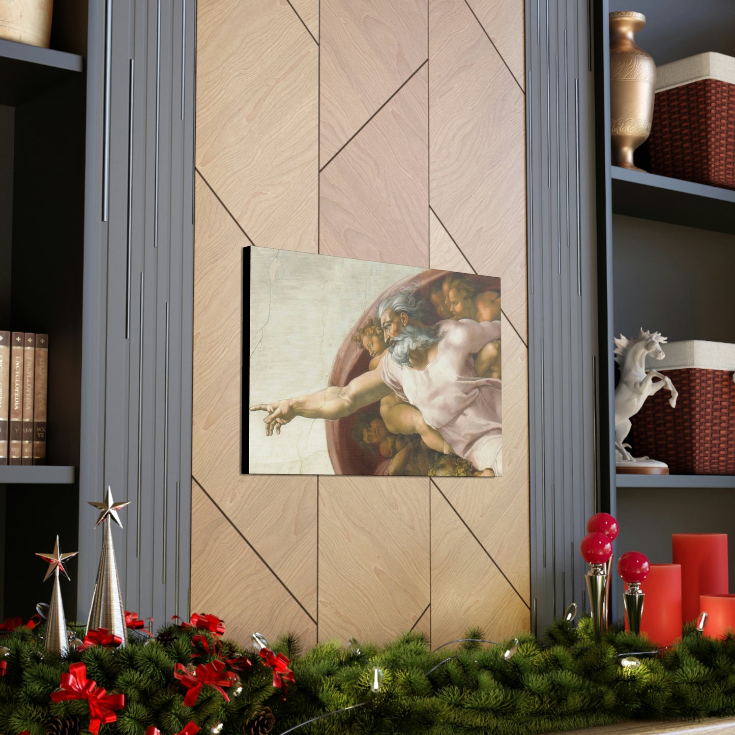 Canvas The Creation of Adam by Michelangelo Buonarroti Gallery Wraps