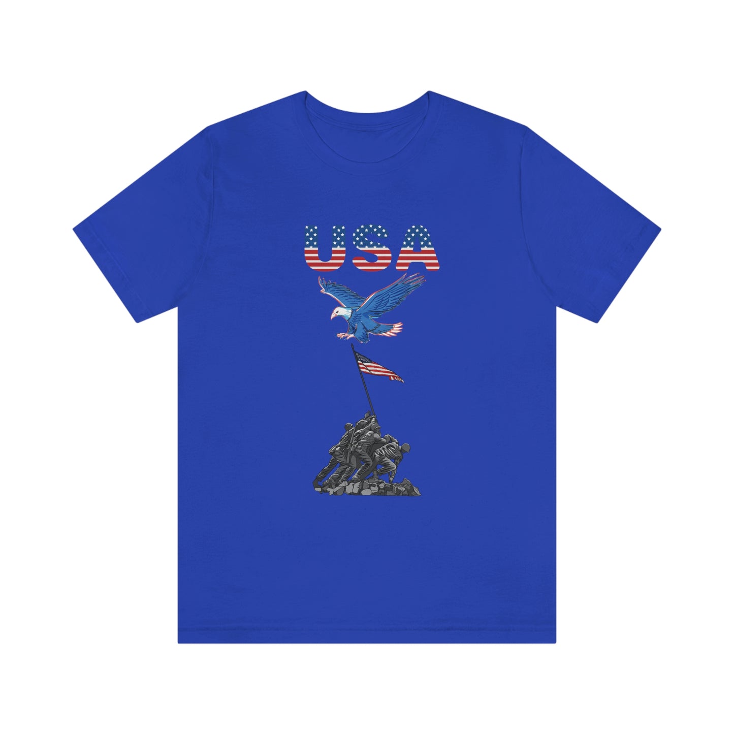 Happy 4th of July T-Shirt, USA Flag, Patriot Shirts, Unisex Jersey Short Sleeve Tee