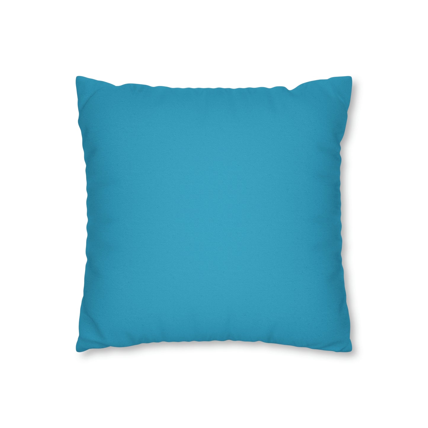 Turquoise Riding the wave Polyester Square Pillow | Spun Polyester Square Pillow Case | Surfboard | flower Décor pillow