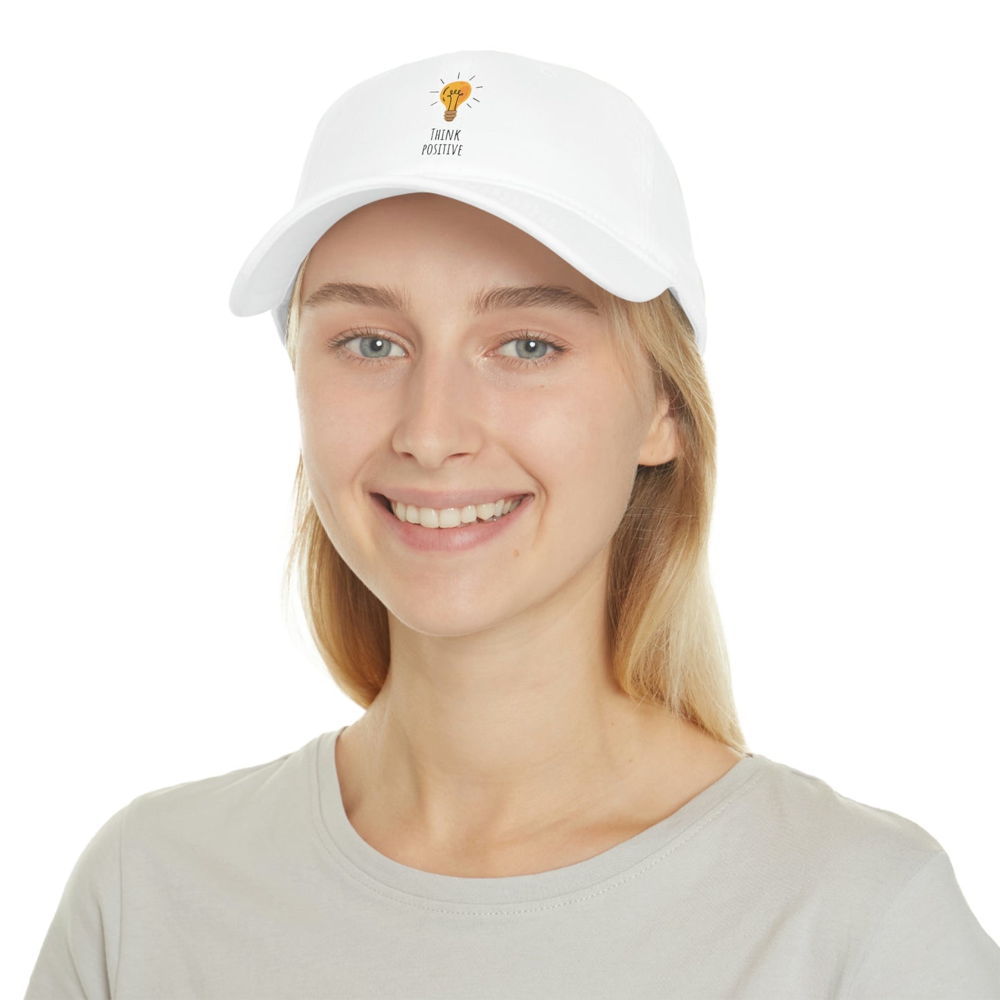 Hat Think Positive Low Profile Baseball Cap Men, Women