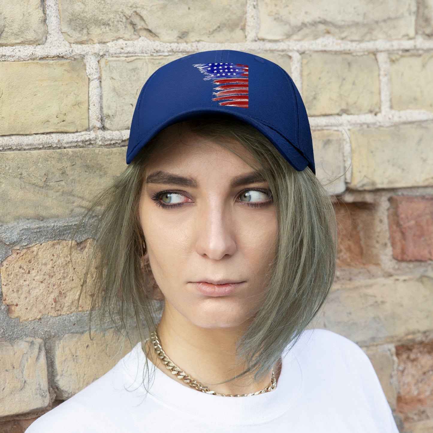U.S Flag Women and Men Hat, $th of July Hat Unisex Twill Hat