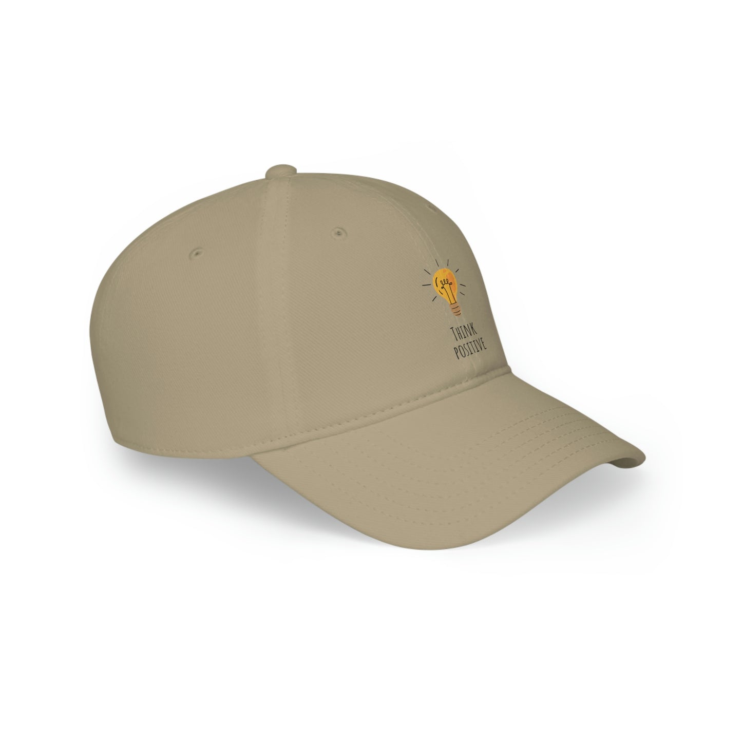 Hat Think Positive Low Profile Baseball Cap Men, Women
