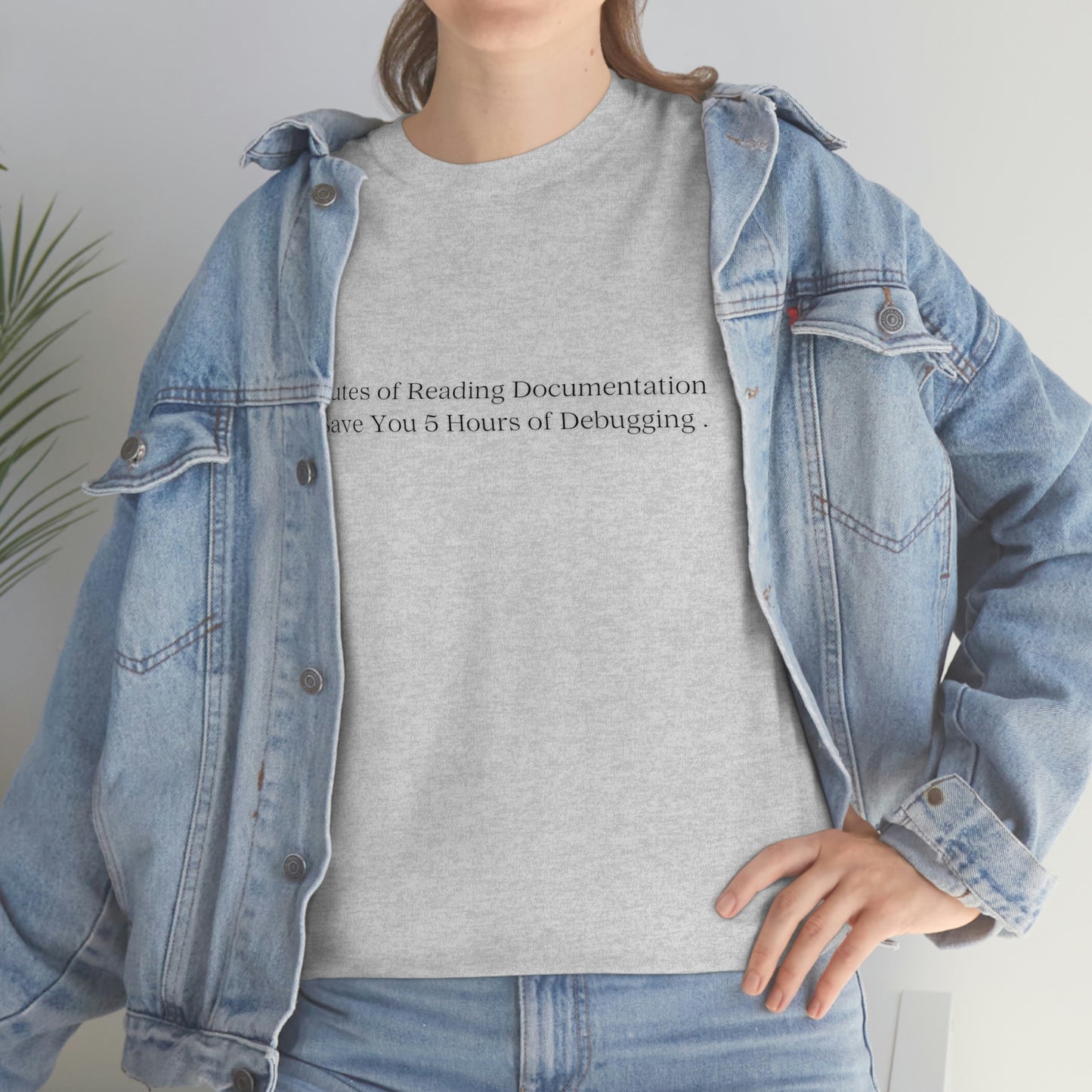 A 5 Minutes Can Save You 5 Hours: Get Our Unisex Heavy Cotton Tee and Debug in Style