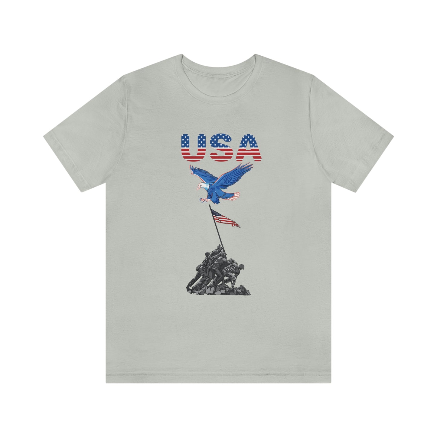 Happy 4th of July T-Shirt, USA Flag, Patriot Shirts, Unisex Jersey Short Sleeve Tee