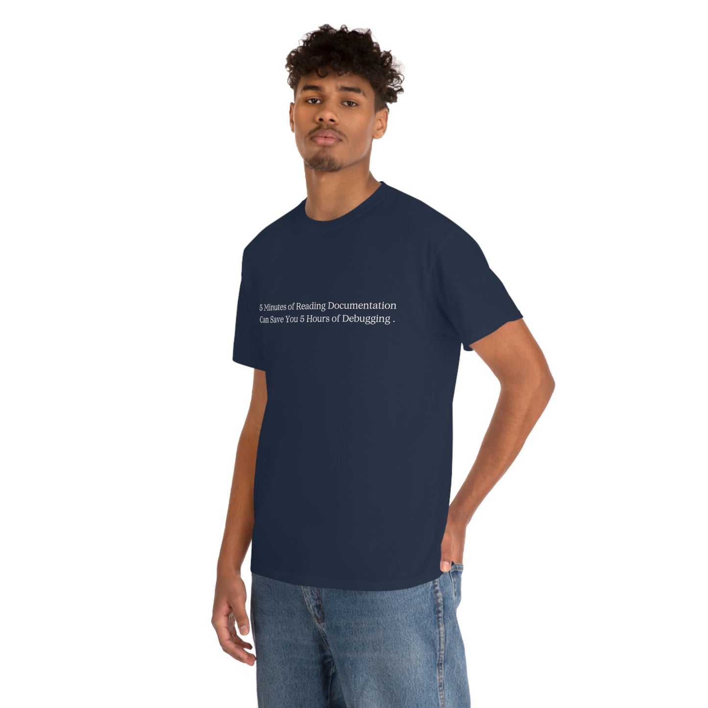 A 5 Minutes Can Save You 5 Hours: Get Our Unisex Heavy Cotton Tee and Debug in Style
