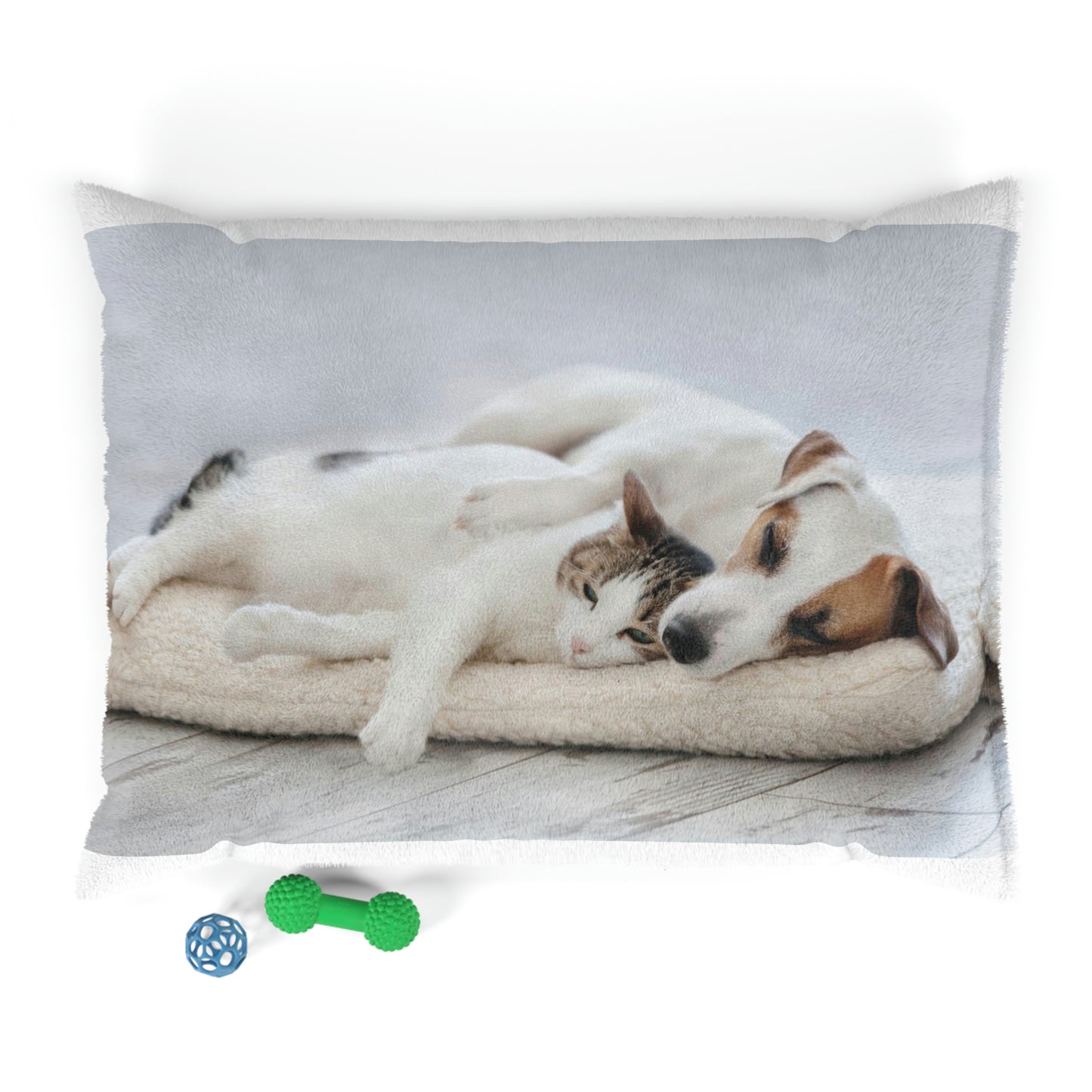 Customize Your Furry Friend's Comfort with Our Personalized Suede Dog Bed - Available in Different Sizes for Both Large and Small Pets, with Washable Cover and Comfy Pillow.