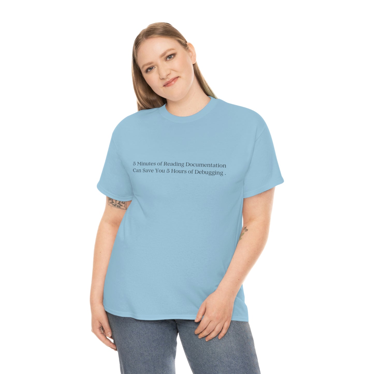 A 5 Minutes Can Save You 5 Hours: Get Our Unisex Heavy Cotton Tee and Debug in Style