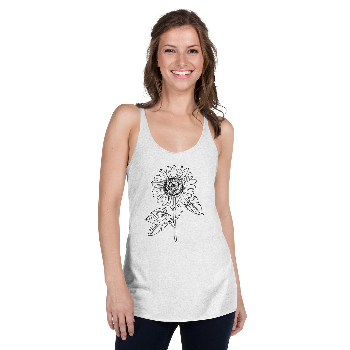Women's Racerback Tank Sunflower