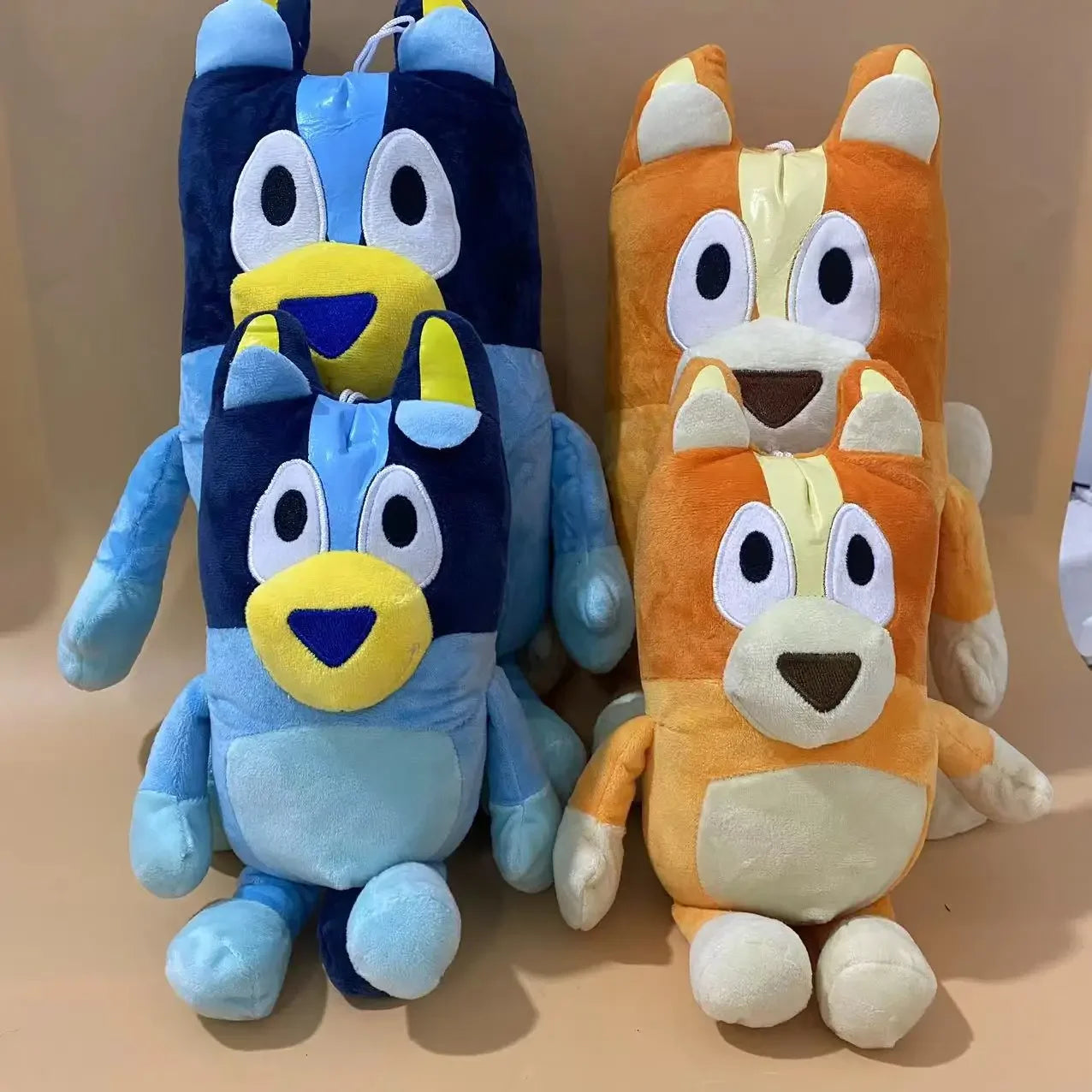 Bluey & Bingo Plush Toys – Soft Family Dog Characters (17cm / 28cm) – Adorable Gift for Kids & Pet Lovers