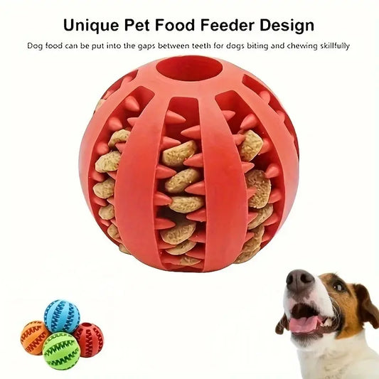 Dog Toy Ball, Nontoxic Bite Resistant Toy Ball for Pet Dogs Puppy Cat,