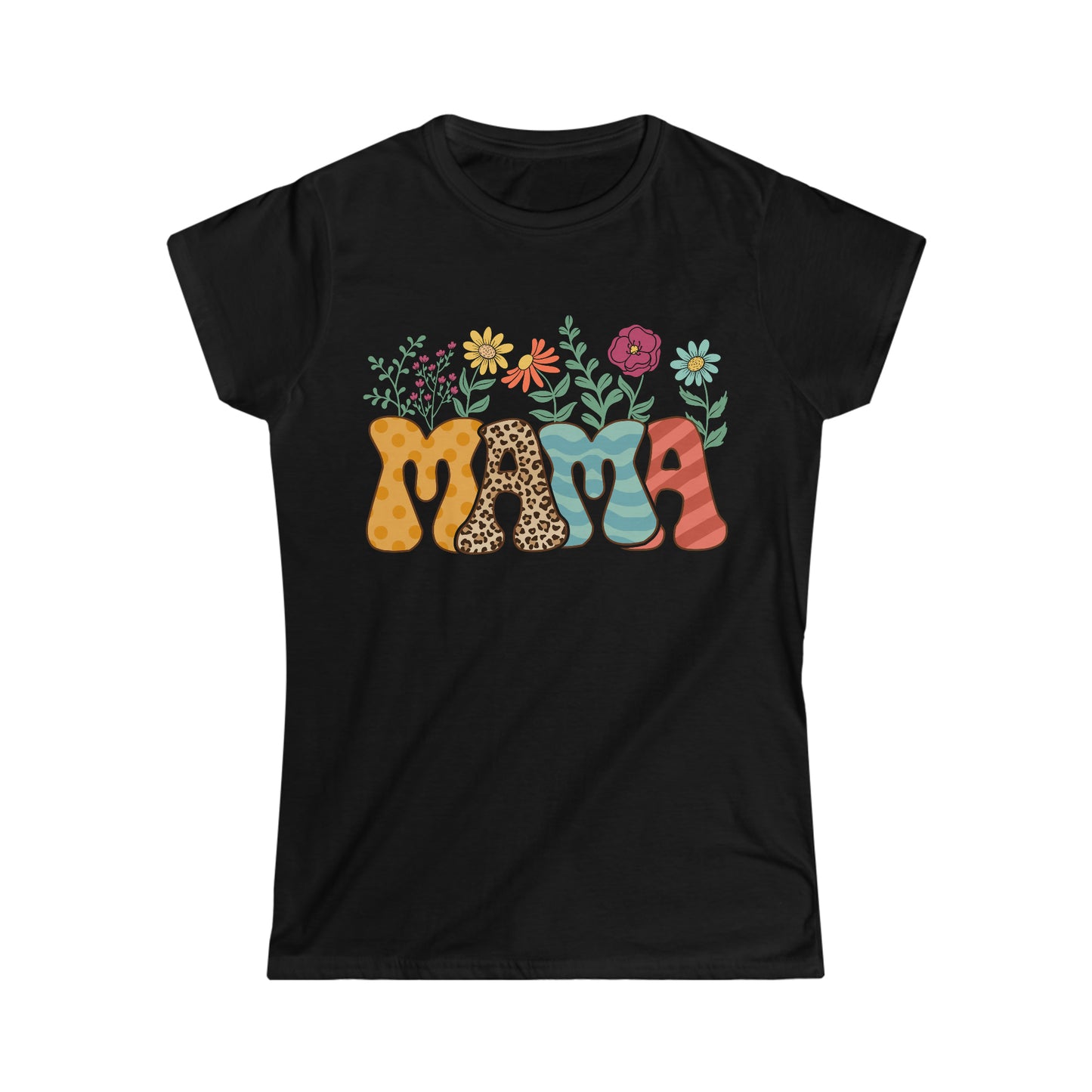 Mother's Day Gift Idea: Women's Softstyle Tee Mama T-Shirt