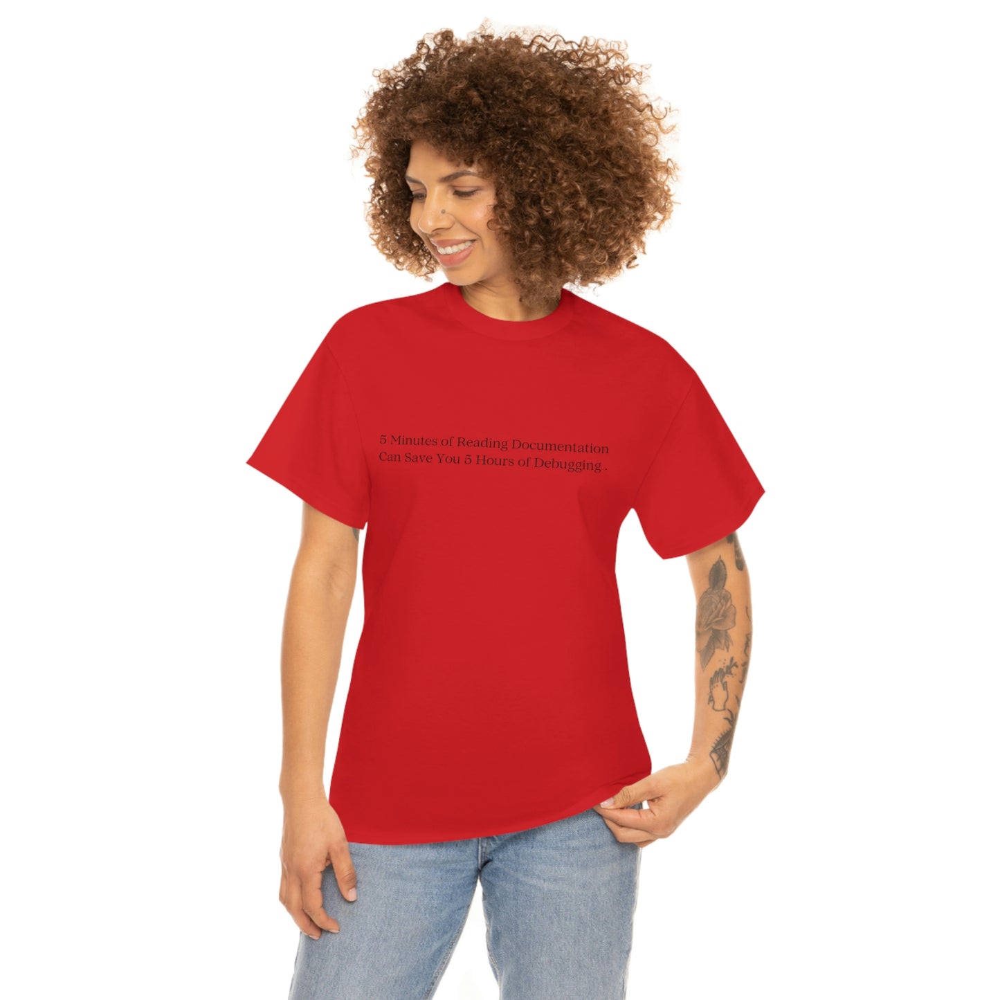 A 5 Minutes Can Save You 5 Hours: Get Our Unisex Heavy Cotton Tee and Debug in Style