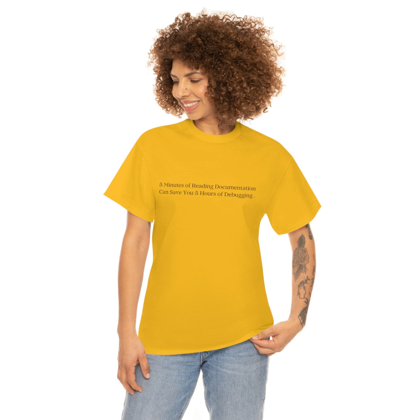 A 5 Minutes Can Save You 5 Hours: Get Our Unisex Heavy Cotton Tee and Debug in Style