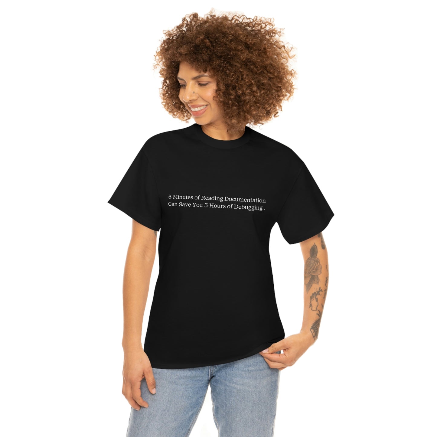 A 5 Minutes Can Save You 5 Hours: Get Our Unisex Heavy Cotton Tee and Debug in Style