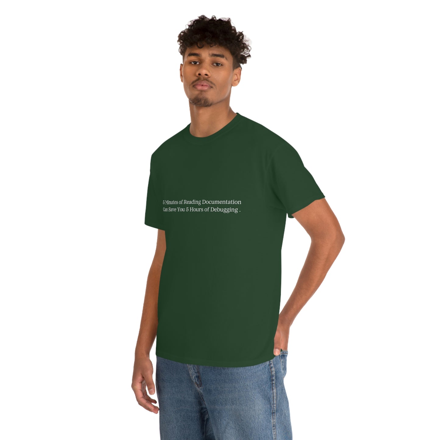 A 5 Minutes Can Save You 5 Hours: Get Our Unisex Heavy Cotton Tee and Debug in Style