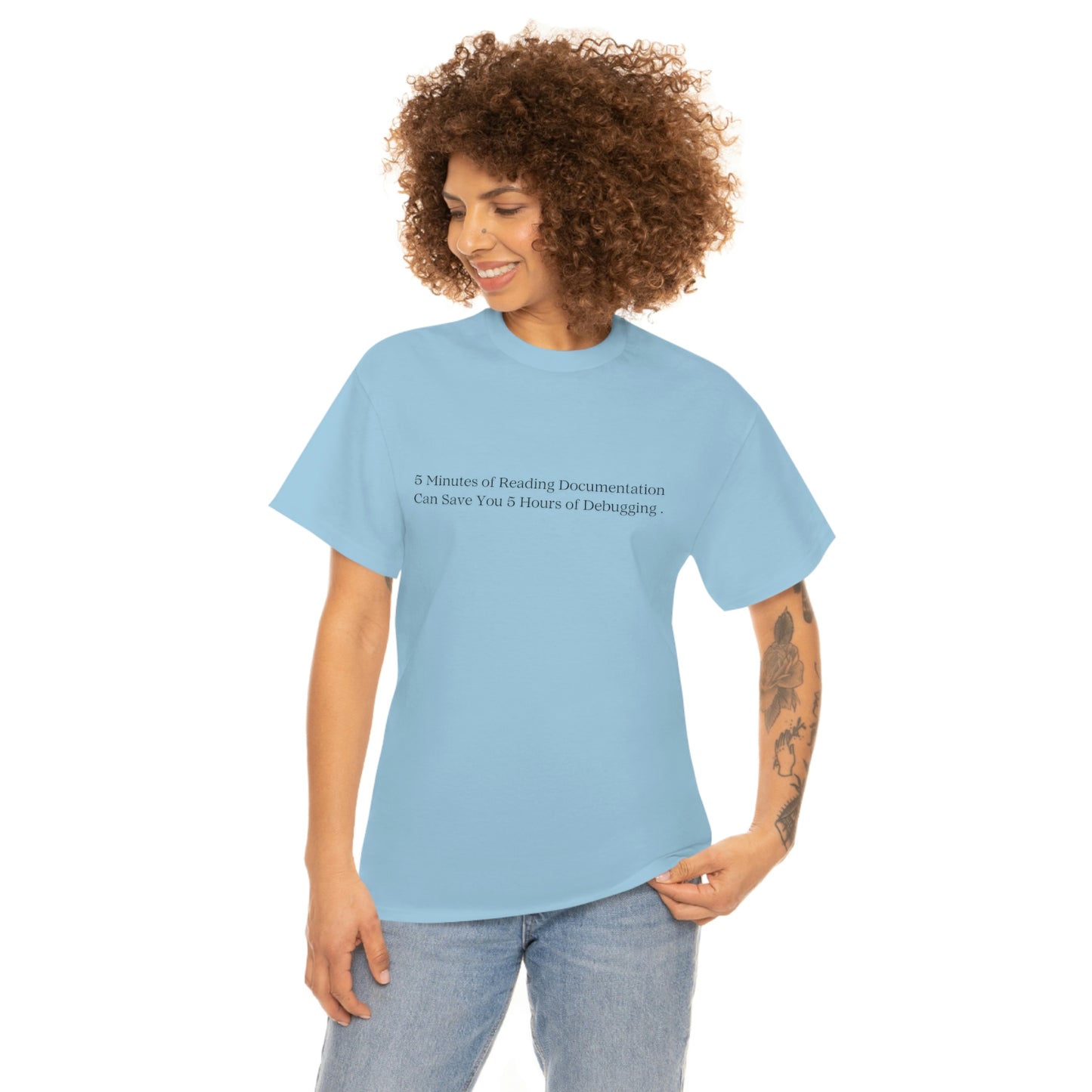 A 5 Minutes Can Save You 5 Hours: Get Our Unisex Heavy Cotton Tee and Debug in Style