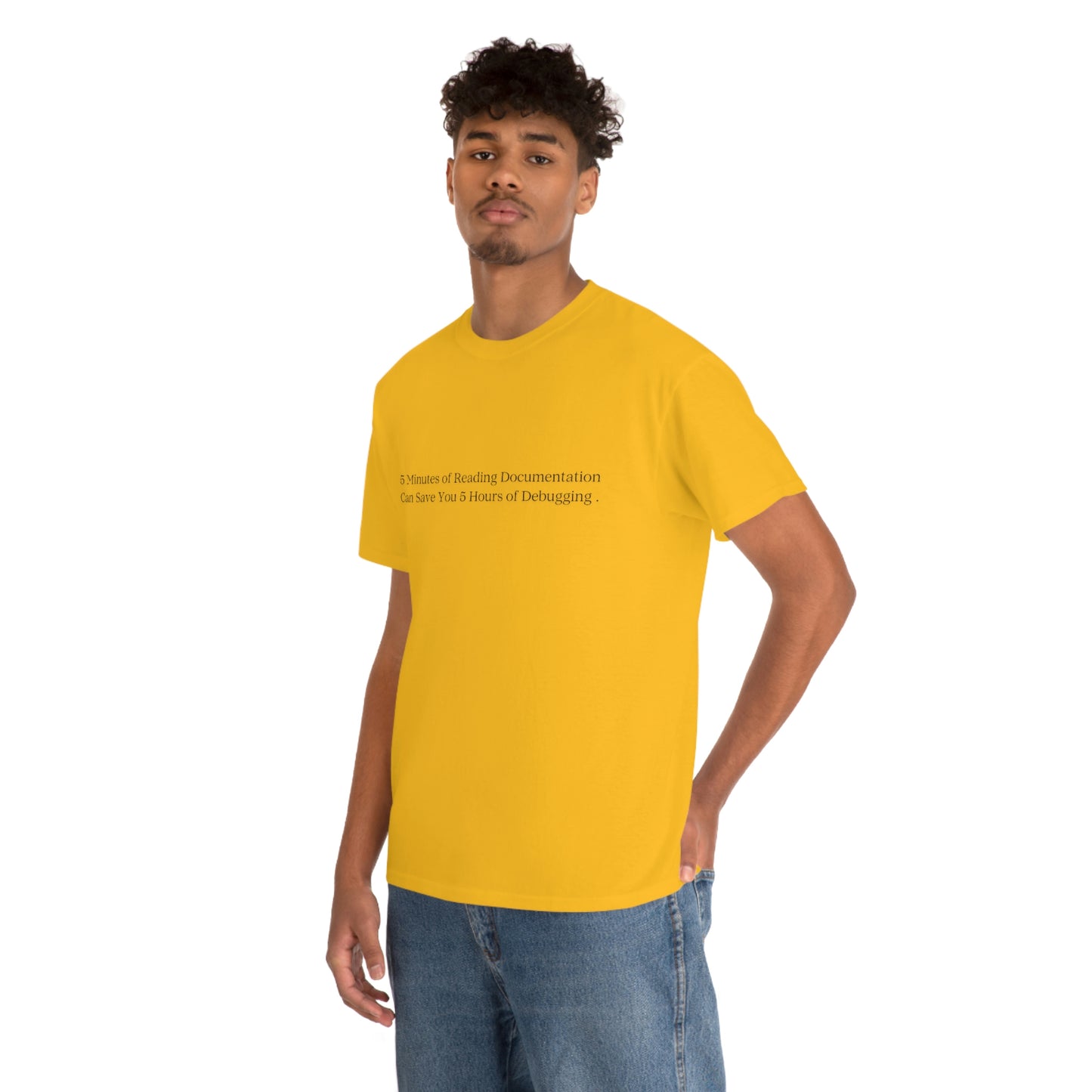 A 5 Minutes Can Save You 5 Hours: Get Our Unisex Heavy Cotton Tee and Debug in Style