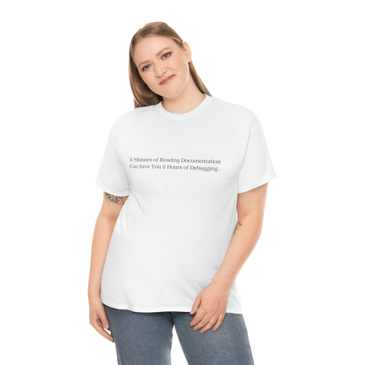 A 5 Minutes Can Save You 5 Hours: Get Our Unisex Heavy Cotton Tee and Debug in Style