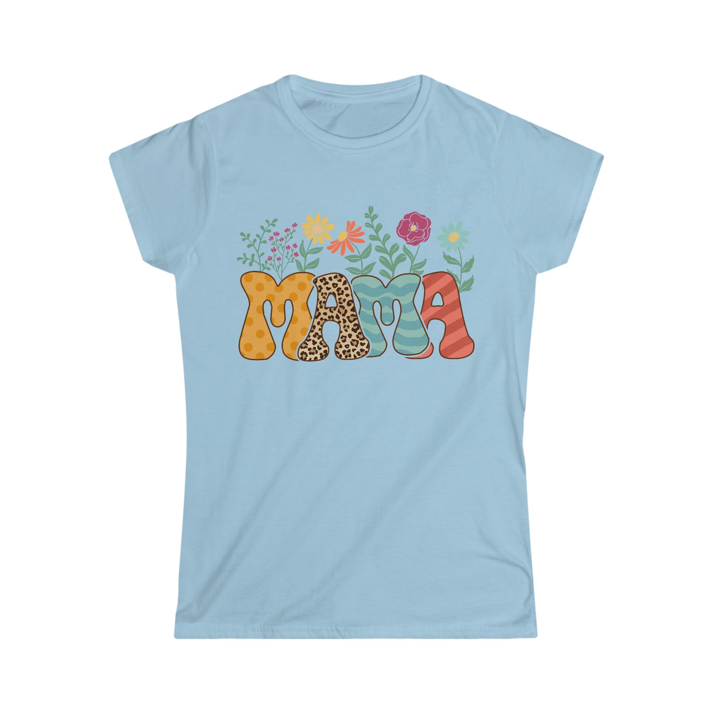 Mother's Day Gift Idea: Women's Softstyle Tee Mama T-Shirt
