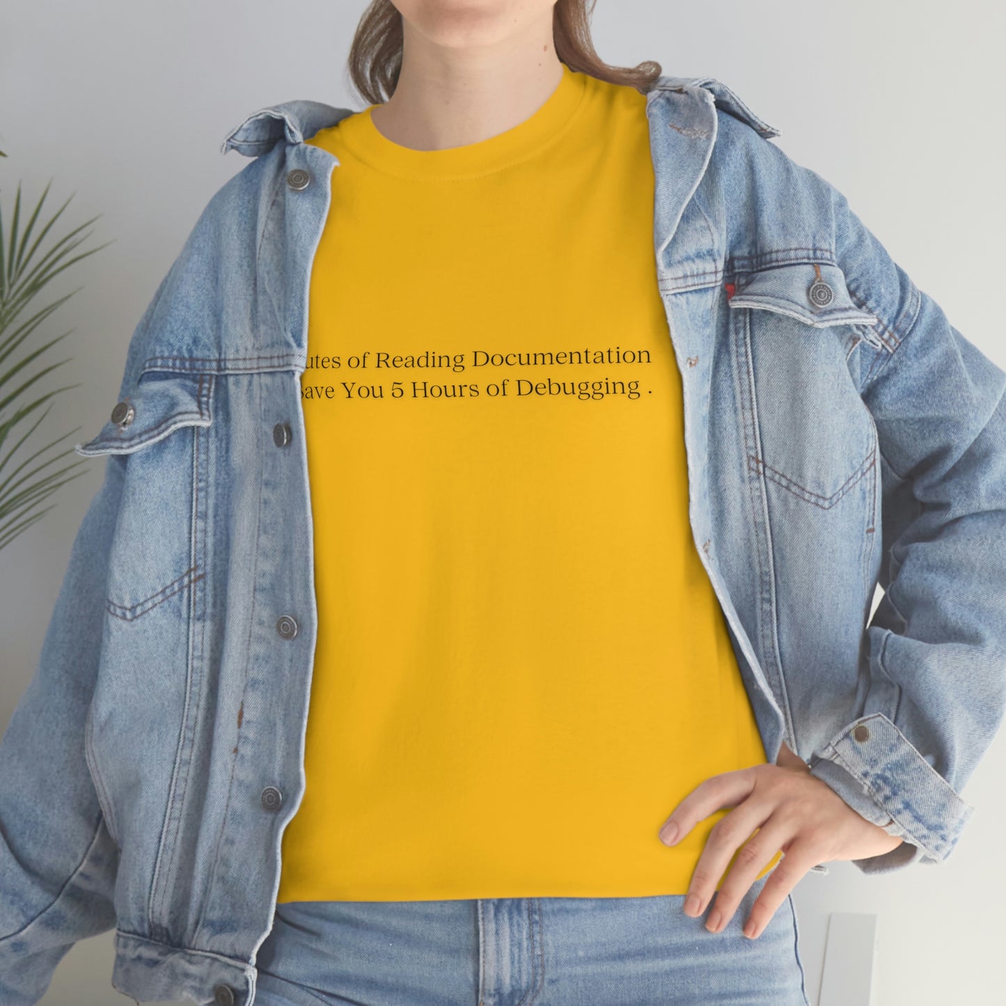 A 5 Minutes Can Save You 5 Hours: Get Our Unisex Heavy Cotton Tee and Debug in Style