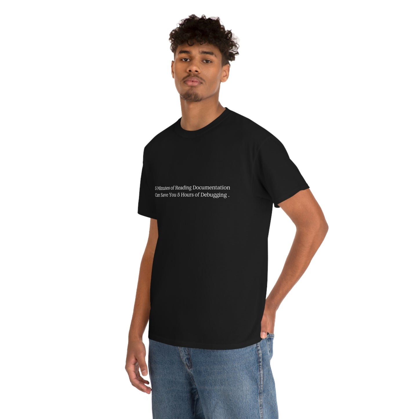 A 5 Minutes Can Save You 5 Hours: Get Our Unisex Heavy Cotton Tee and Debug in Style