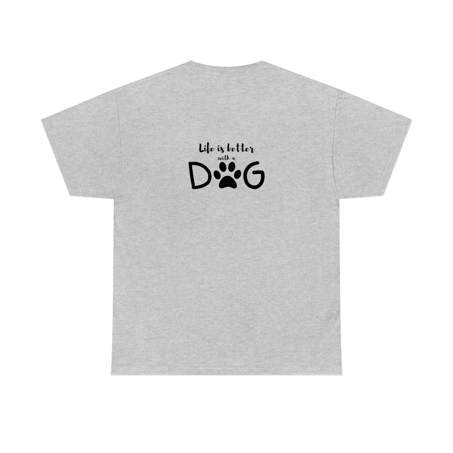 A Tee Shirt, R-Shirt for Women and Men Cool Dog Tee Unisex Heavy Cotton Tee