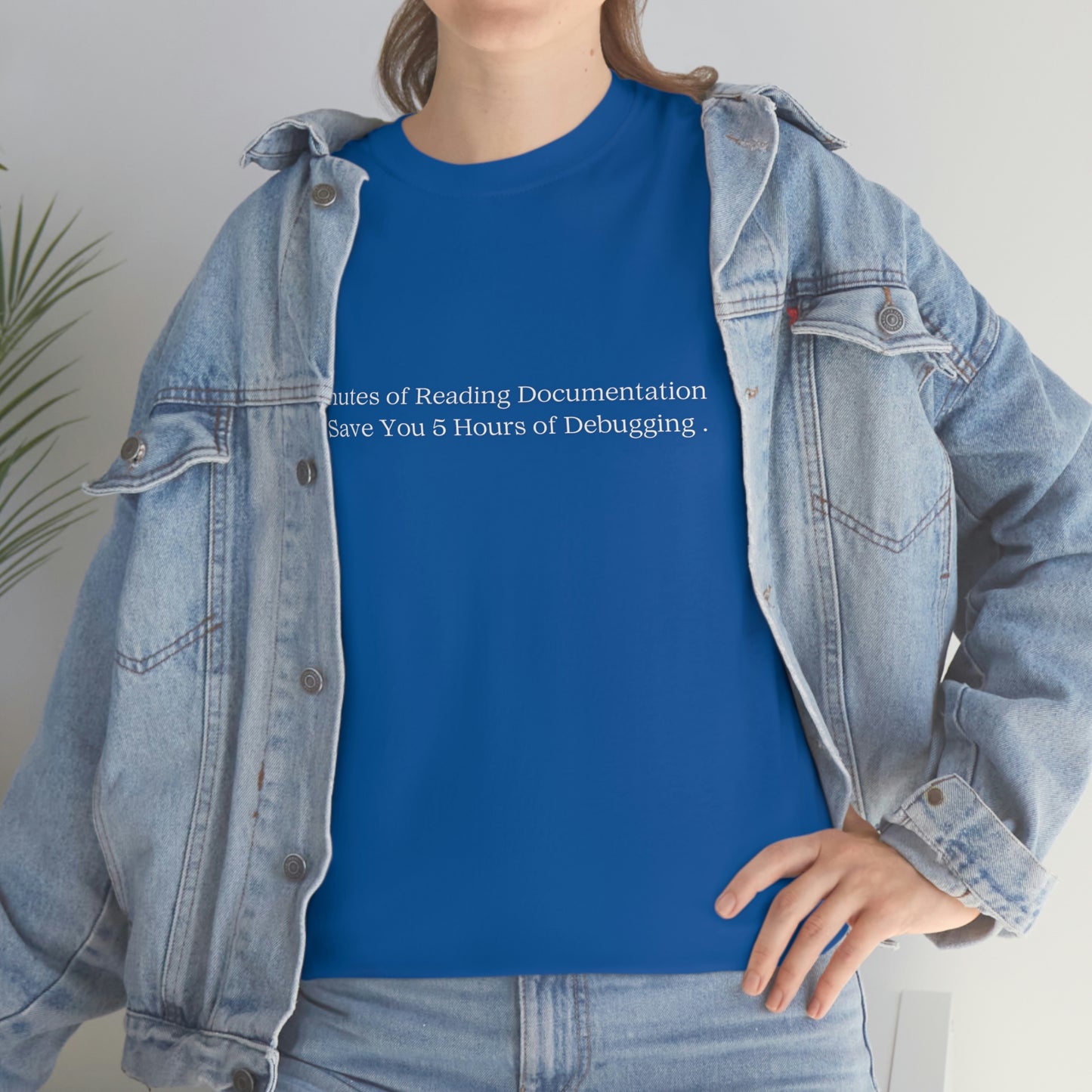 A 5 Minutes Can Save You 5 Hours: Get Our Unisex Heavy Cotton Tee and Debug in Style