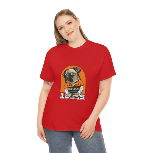 A Tee Shirt, R-Shirt for Women and Men Cool Dog Tee Unisex Heavy Cotton Tee