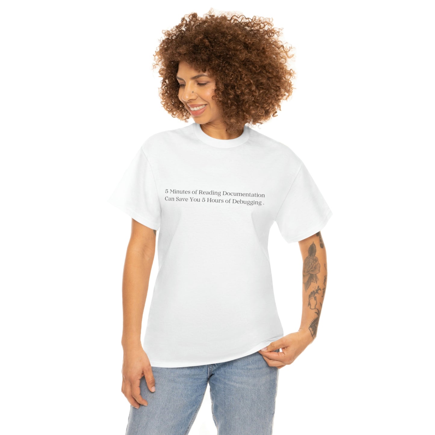 A 5 Minutes Can Save You 5 Hours: Get Our Unisex Heavy Cotton Tee and Debug in Style