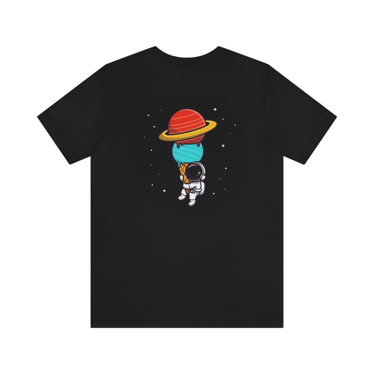 A Comfortable Tee Experience the Comfort of Space with Our Astronaut Spacewalk Ice Cream Adventure Unisex T-Shirt