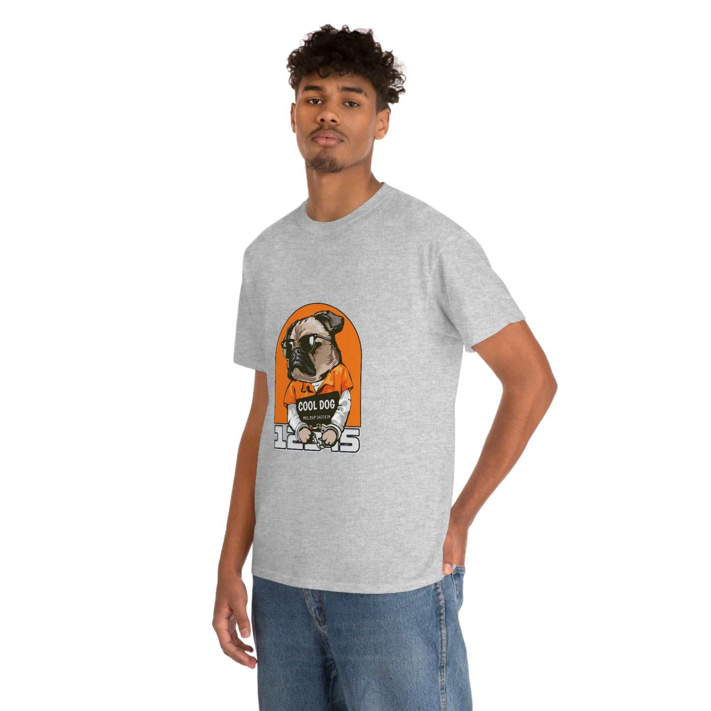 A Tee Shirt, R-Shirt for Women and Men Cool Dog Tee Unisex Heavy Cotton Tee