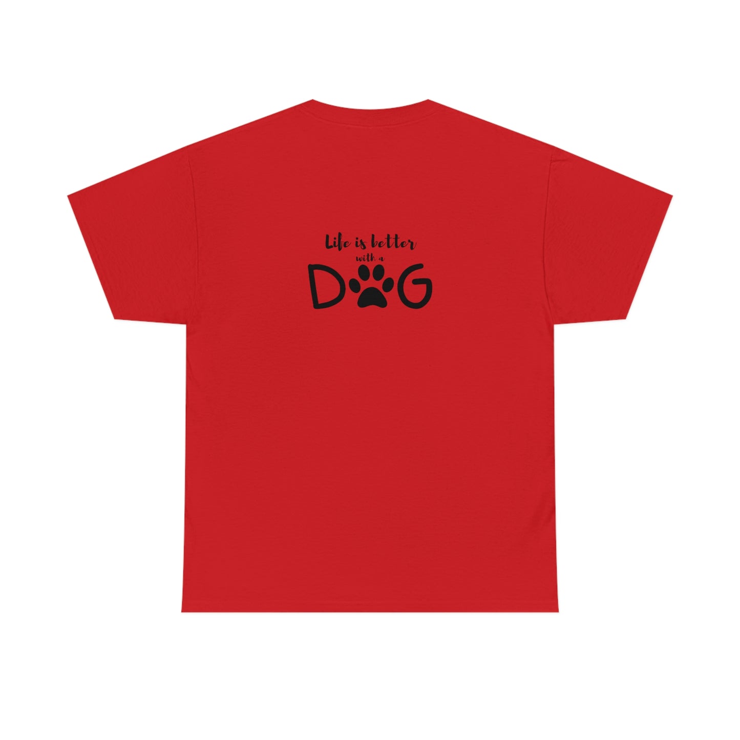 A Tee Shirt, R-Shirt for Women and Men Cool Dog Tee Unisex Heavy Cotton Tee