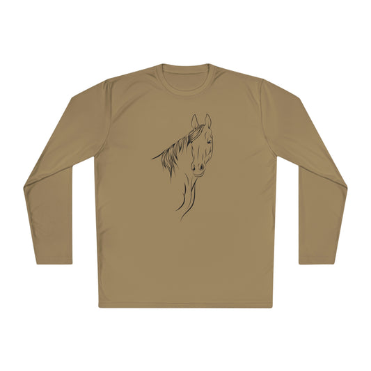 A Comfortable Shirt Long Sleeve Express Your Love for Horses with Konaloo's Long Sleeve Women's Horse Lover T-Shirt Collection - Perfect Gifts for Horse Owners, Moms, and Dads!