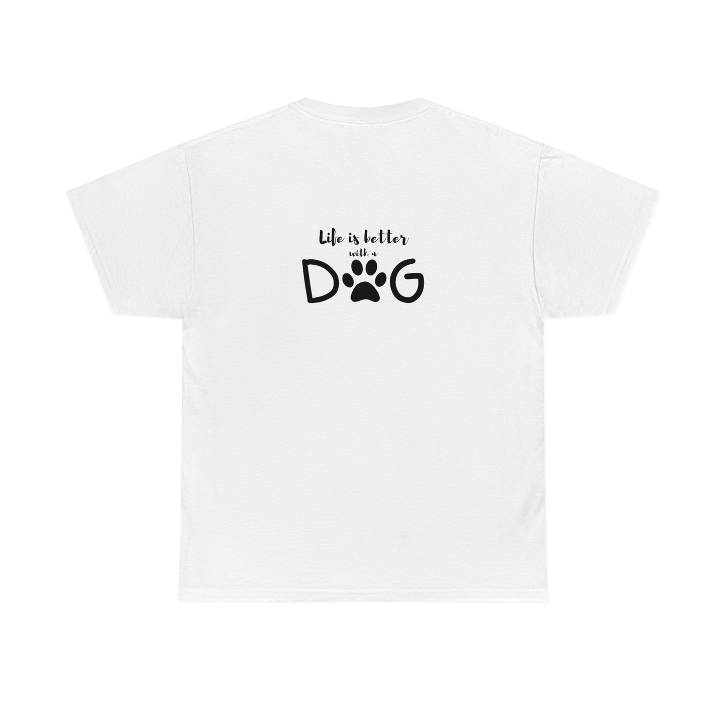 A Tee Shirt, R-Shirt for Women and Men Cool Dog Tee Unisex Heavy Cotton Tee