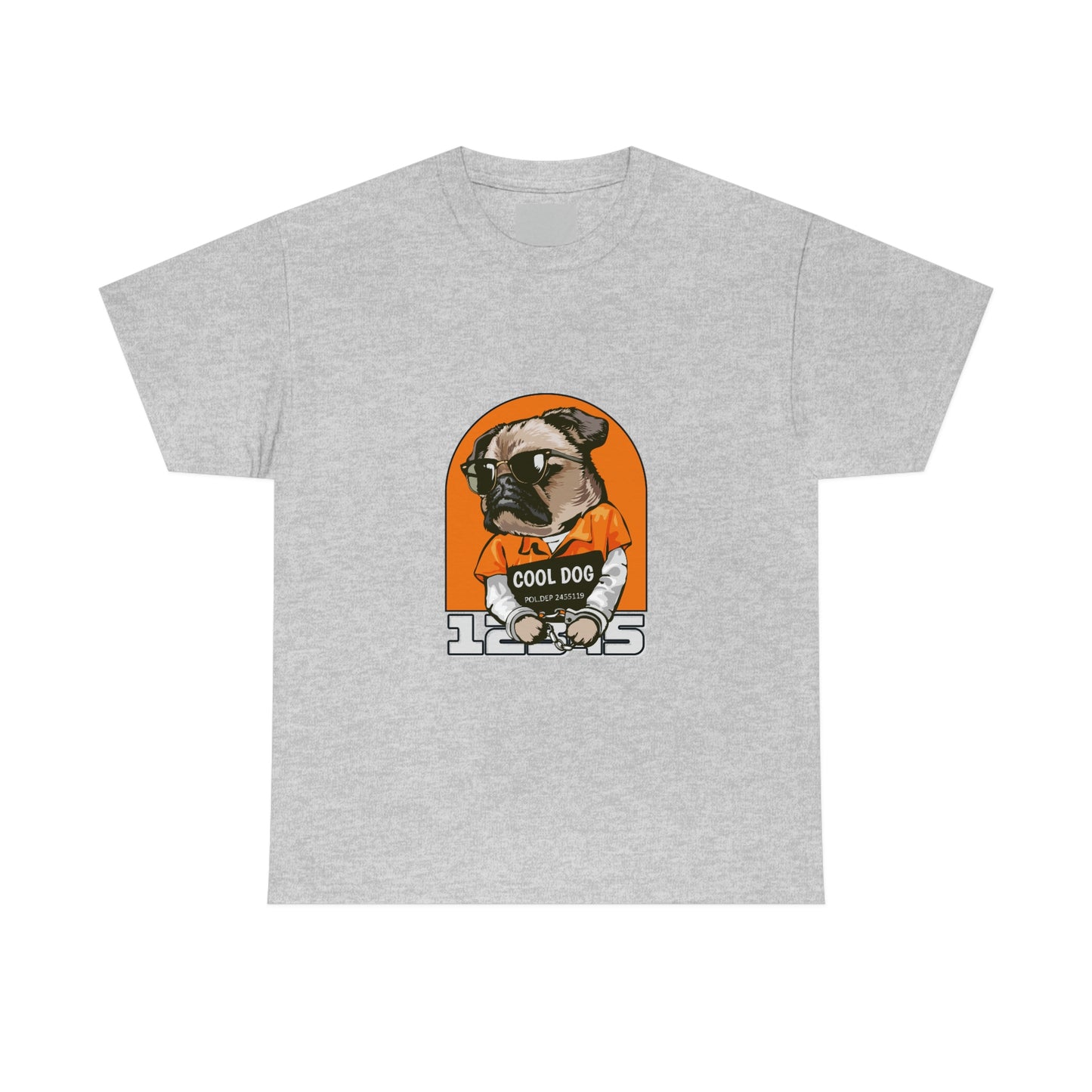 A Tee Shirt, R-Shirt for Women and Men Cool Dog Tee Unisex Heavy Cotton Tee