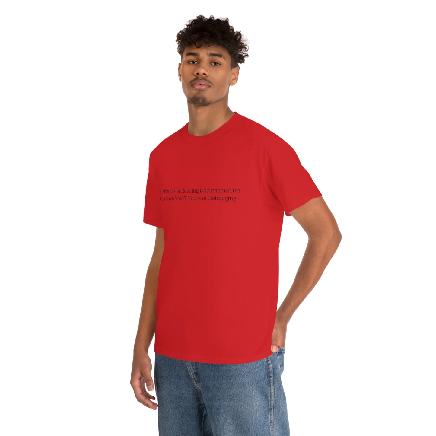 A 5 Minutes Can Save You 5 Hours: Get Our Unisex Heavy Cotton Tee and Debug in Style