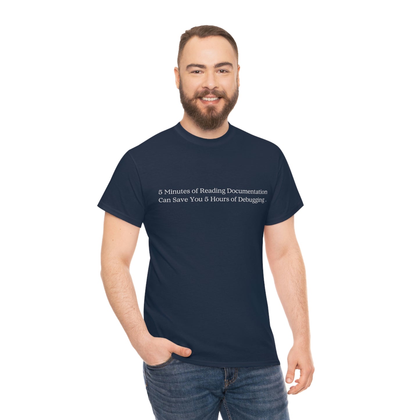 A 5 Minutes Can Save You 5 Hours: Get Our Unisex Heavy Cotton Tee and Debug in Style