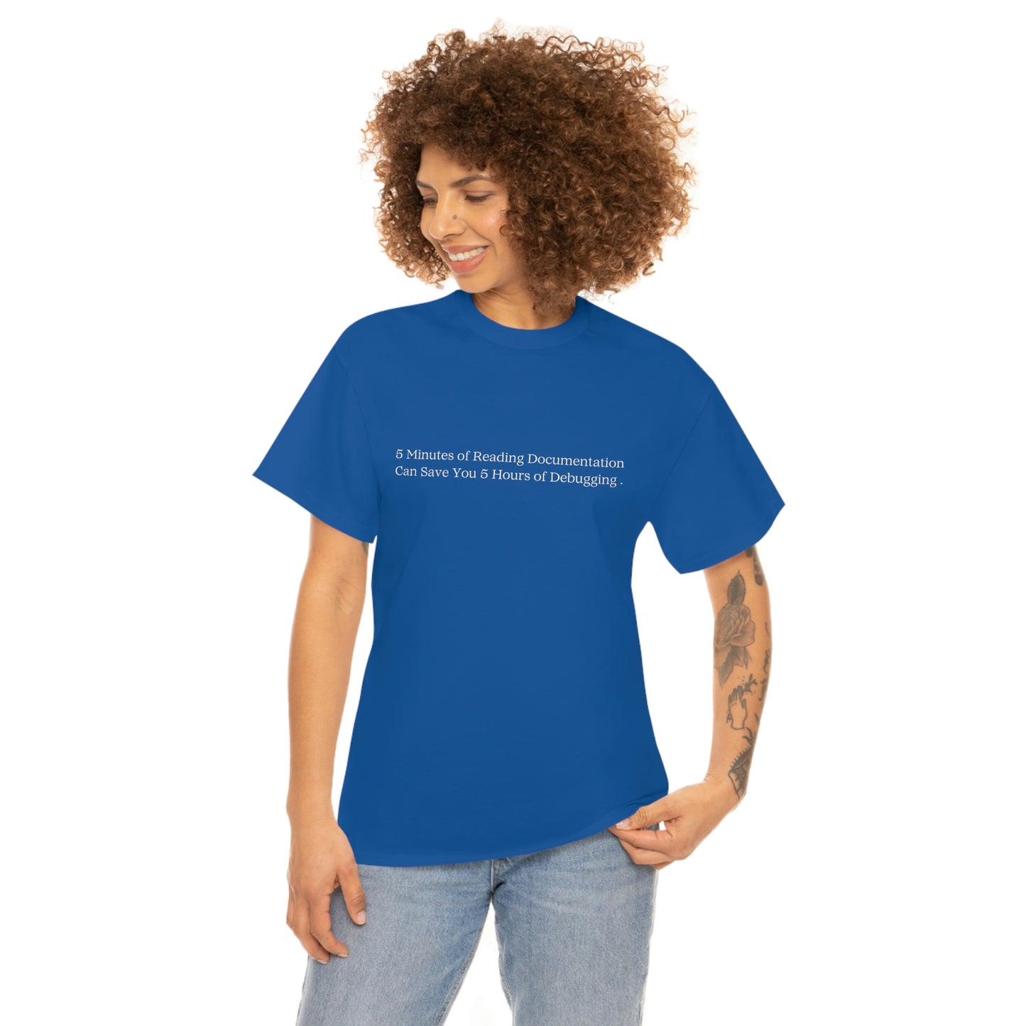 A 5 Minutes Can Save You 5 Hours: Get Our Unisex Heavy Cotton Tee and Debug in Style