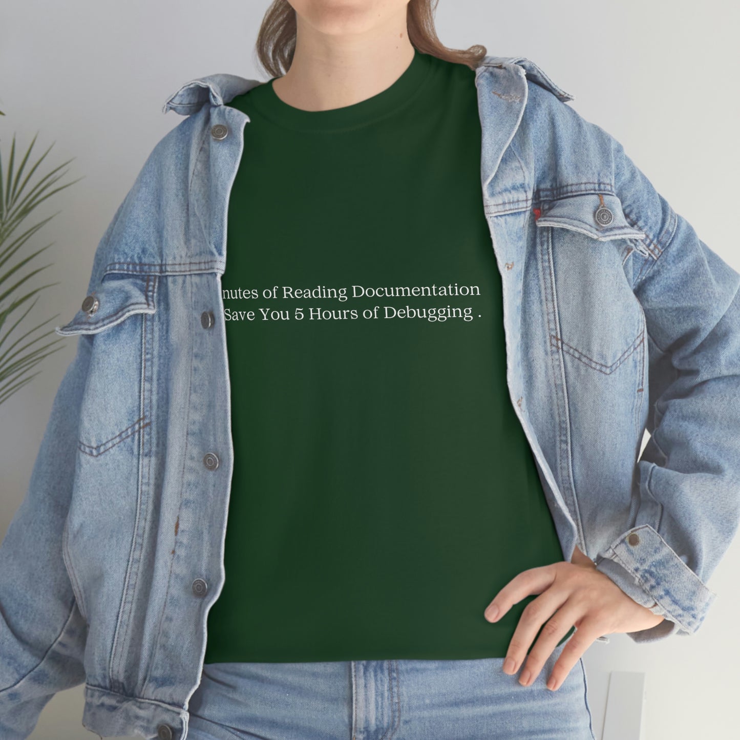 A 5 Minutes Can Save You 5 Hours: Get Our Unisex Heavy Cotton Tee and Debug in Style