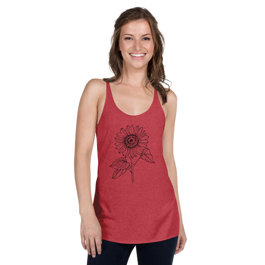 Women's Racerback Tank Sunflower